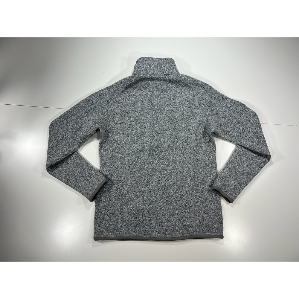 Patagonia Women's Med Better Sweater 1/4 Zip Pullover Big Sky Montana Gray 25618 - Picture 3 of 11